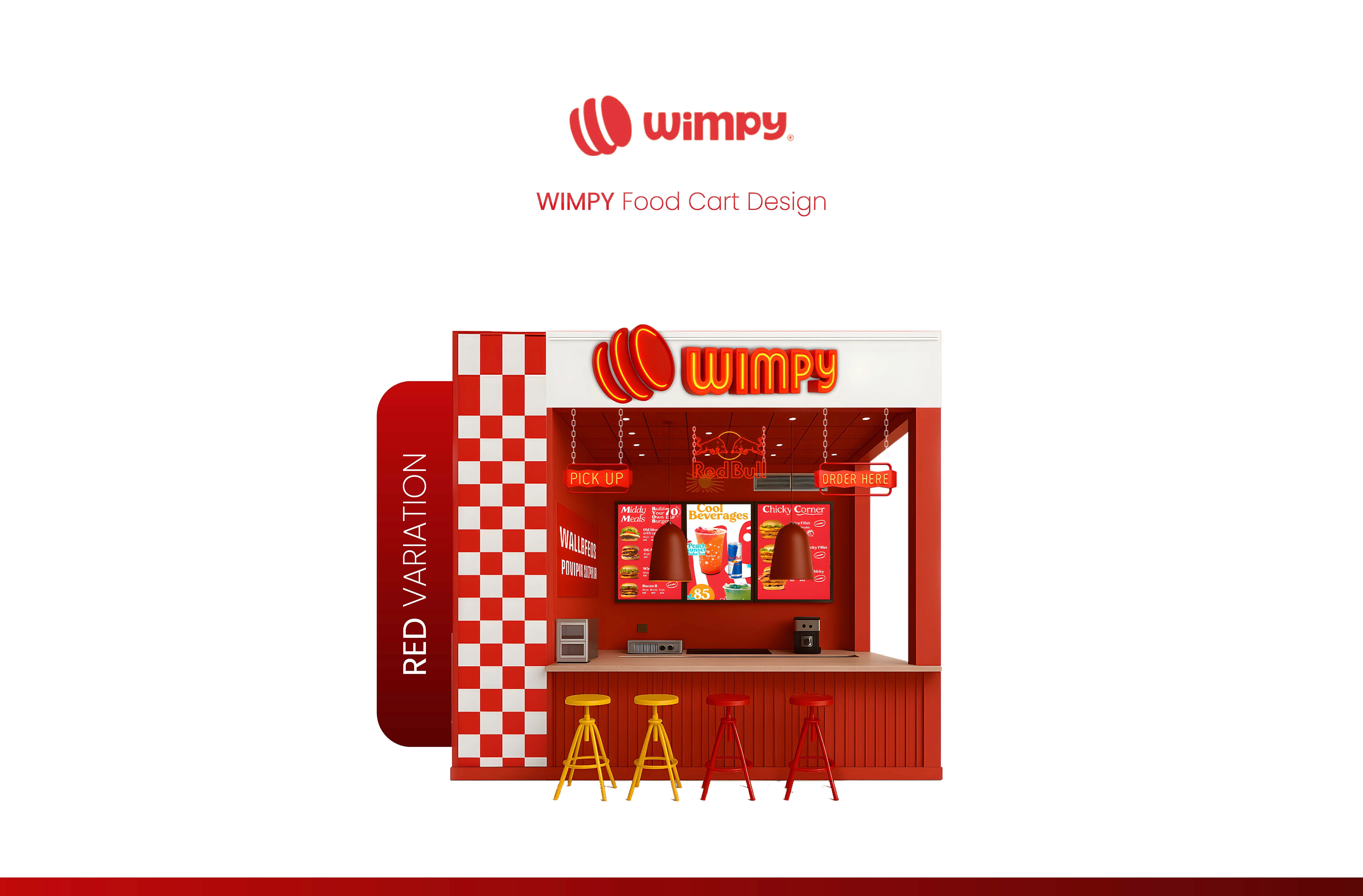 Redbull and Wimpy Egypt Collab 3D Visualization approved