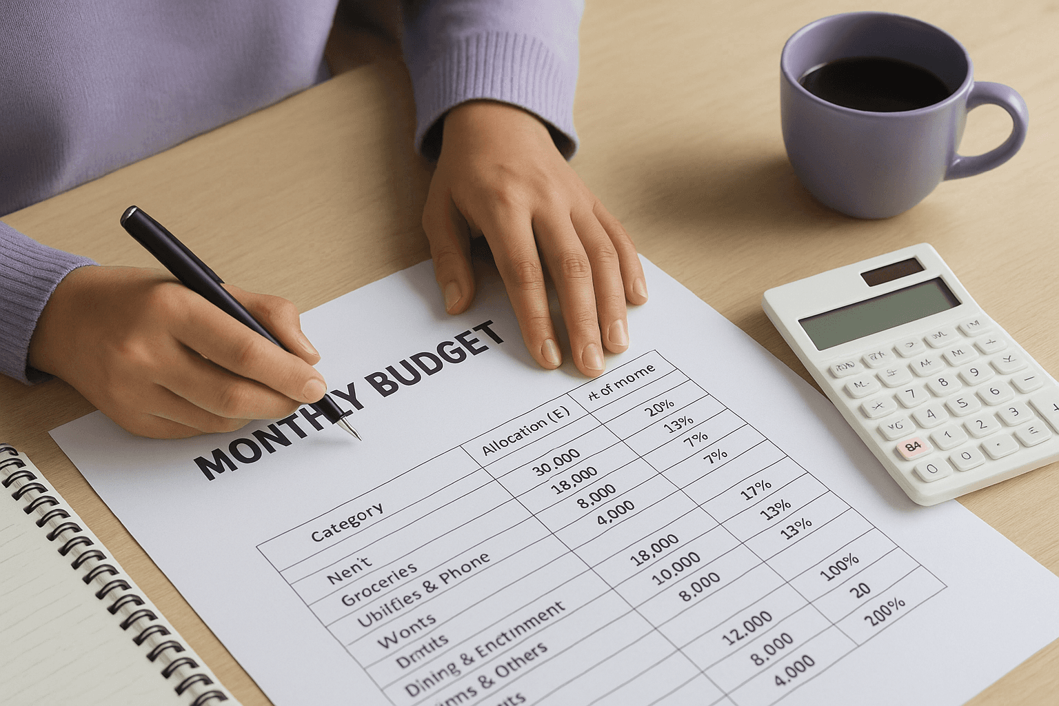 Choose a budgeting method that fits your style