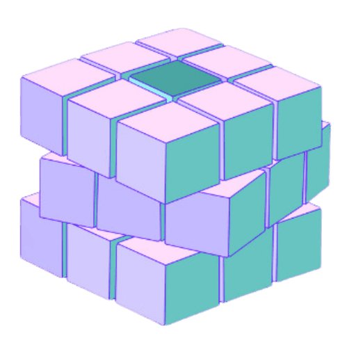 Turquoise Cube