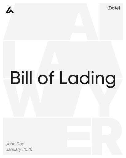 Bill of Lading