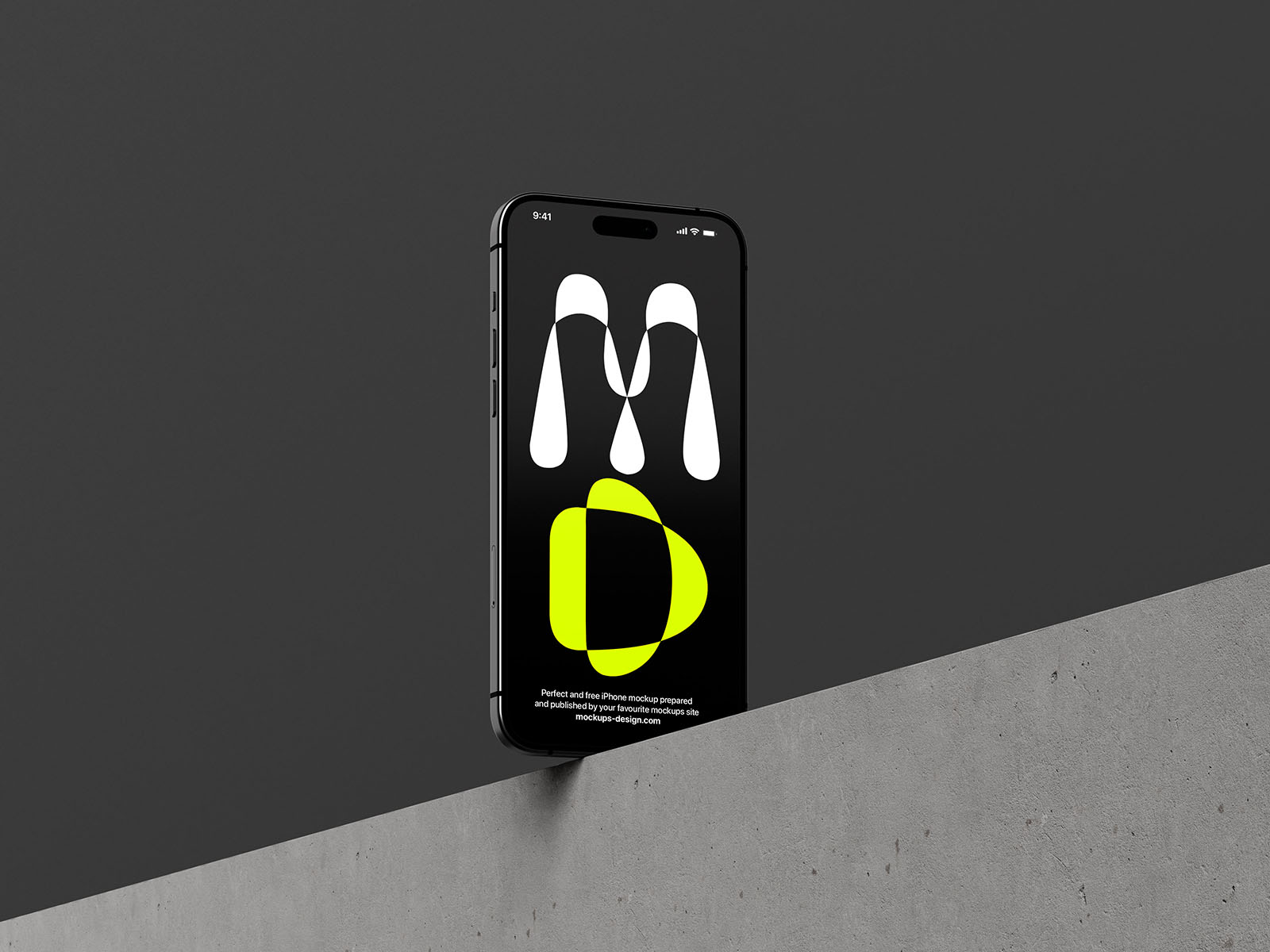 Mockup of an iphone