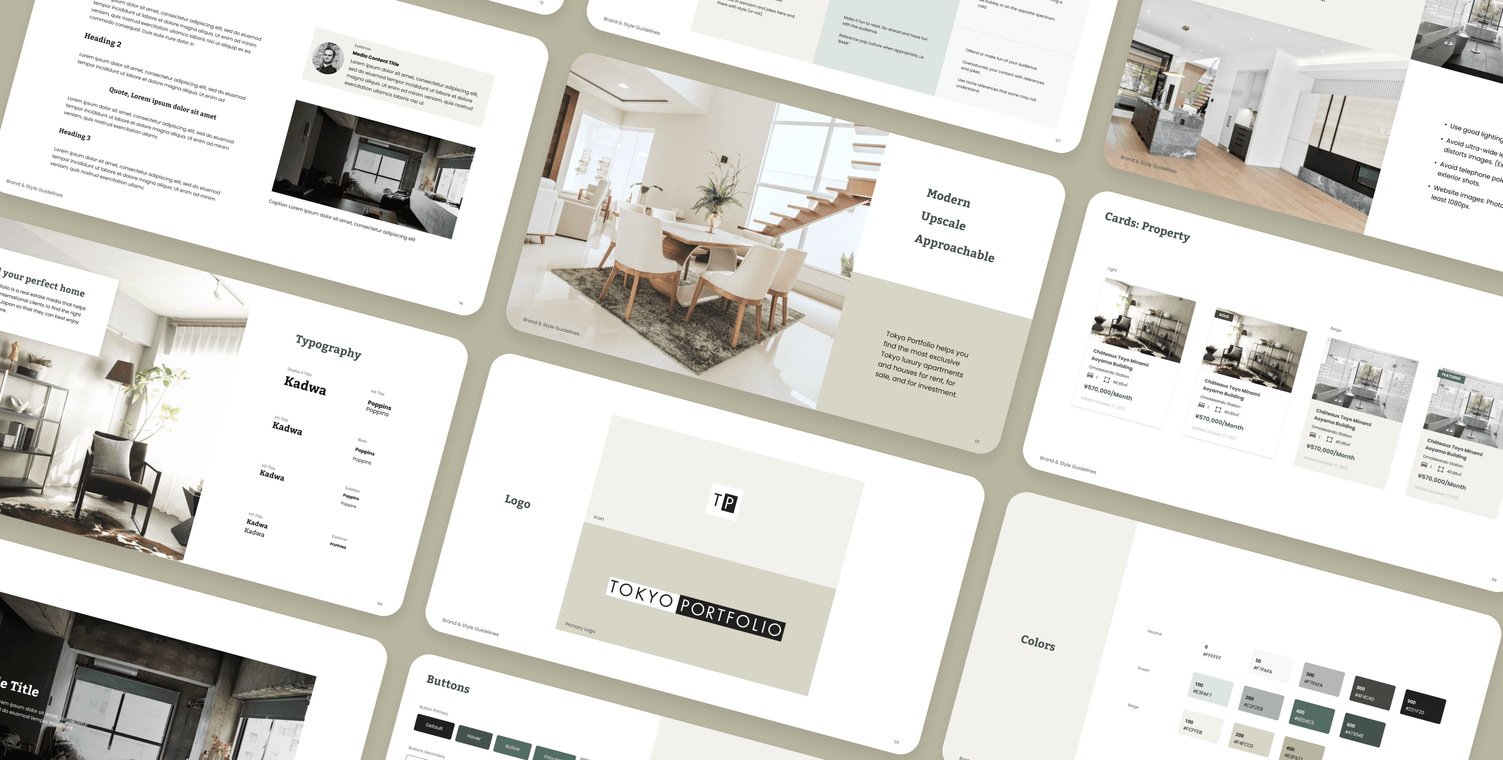 Brand Guidelines for Tokyo Portfolio