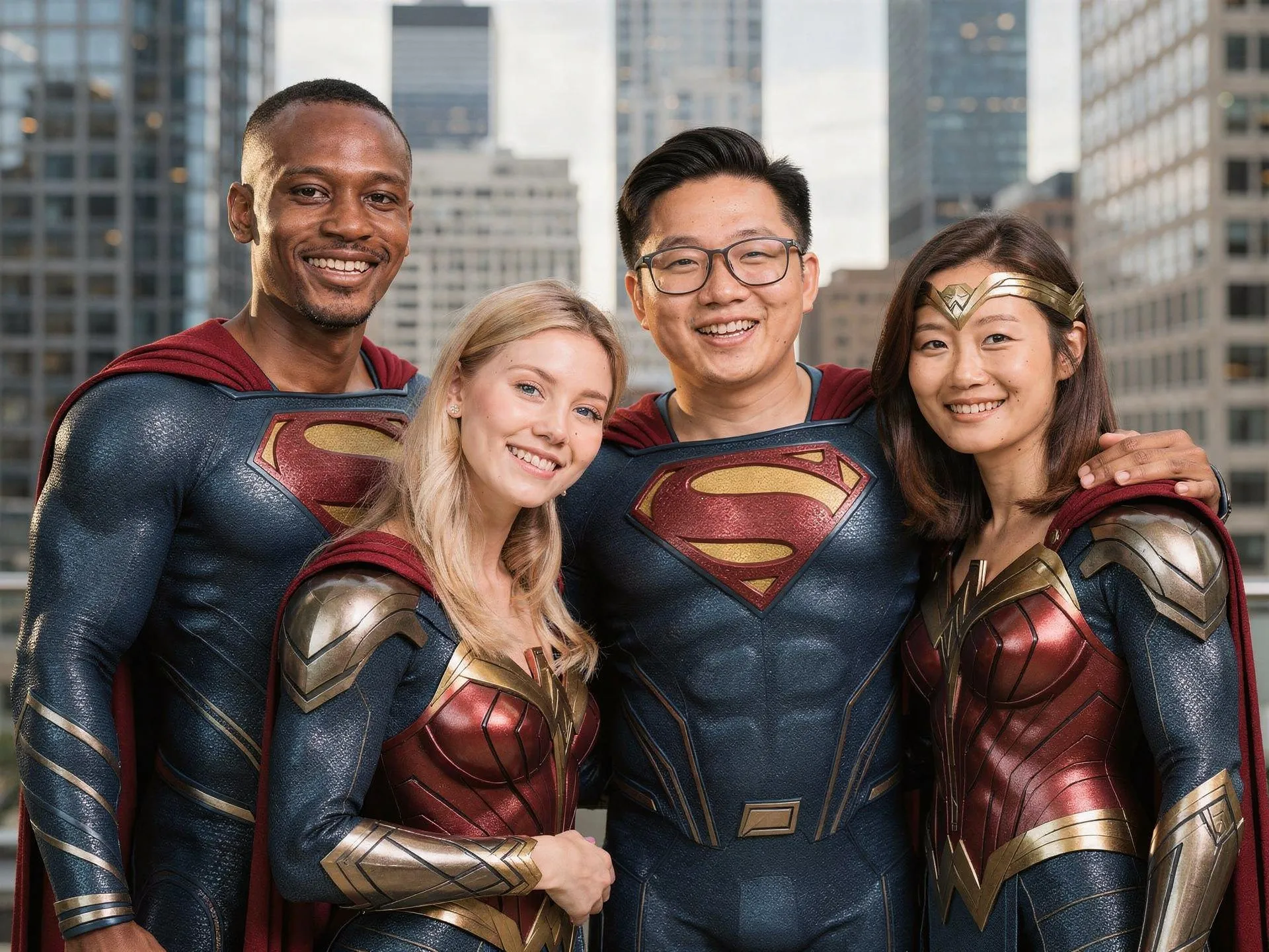 Transformation IA thème super heroes - PhotoBooth AI