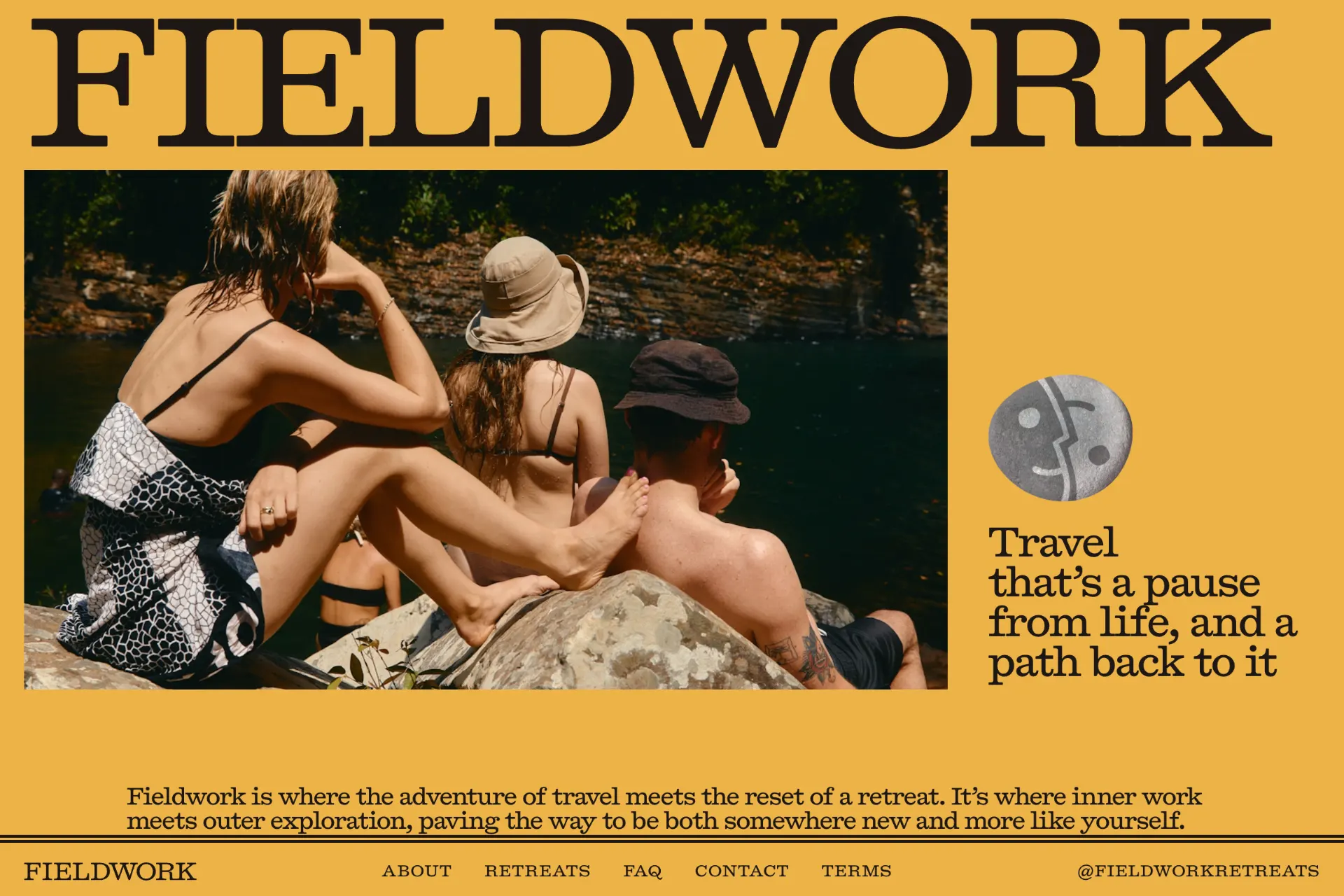 Screenshot of Fieldwork website
