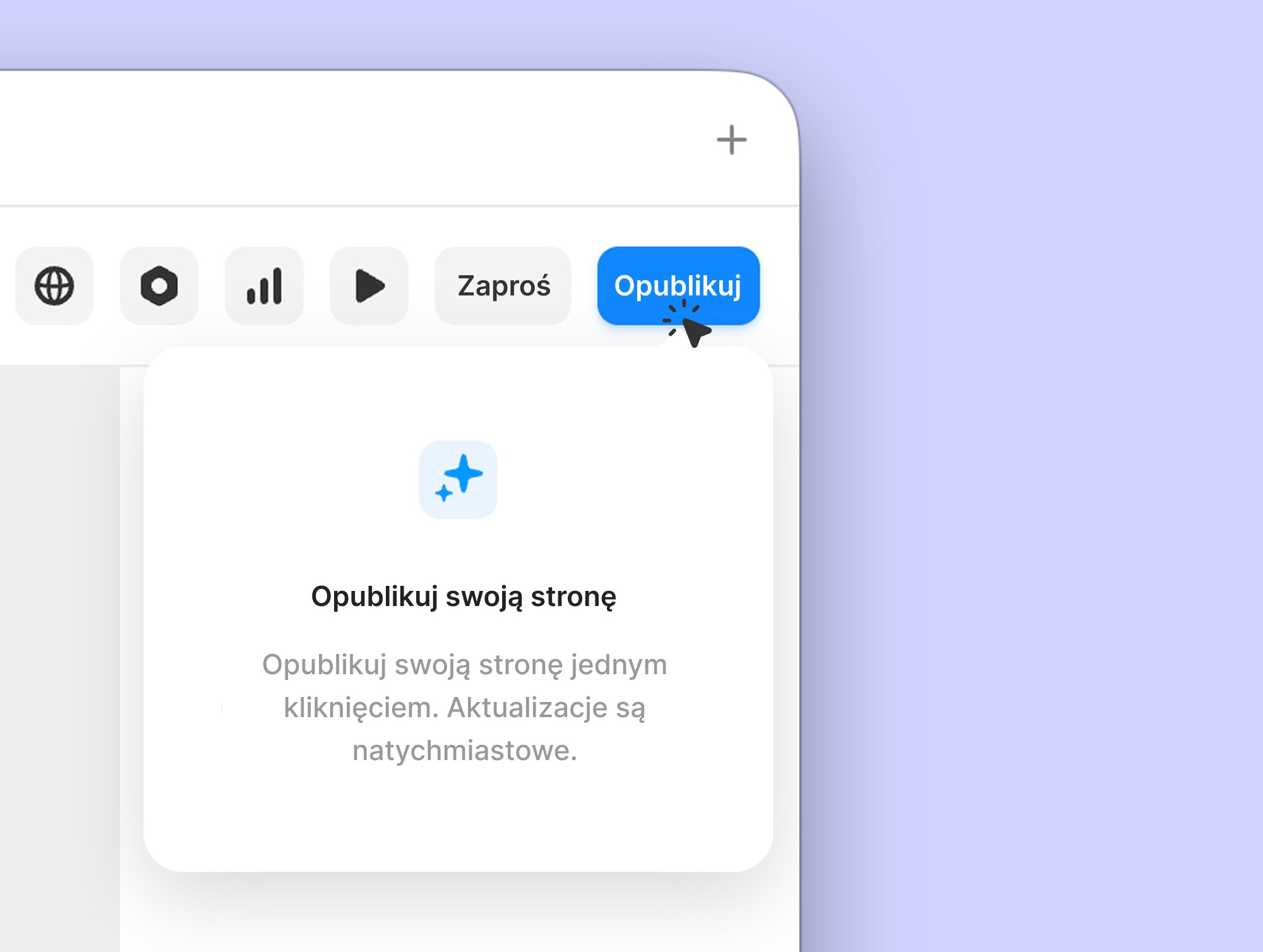 Framer site publishing interface — quick one-click deployment