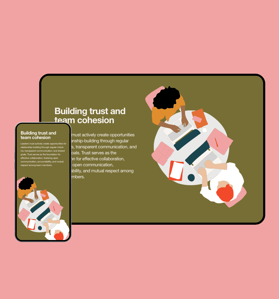 Responsive elearning design by Cinch