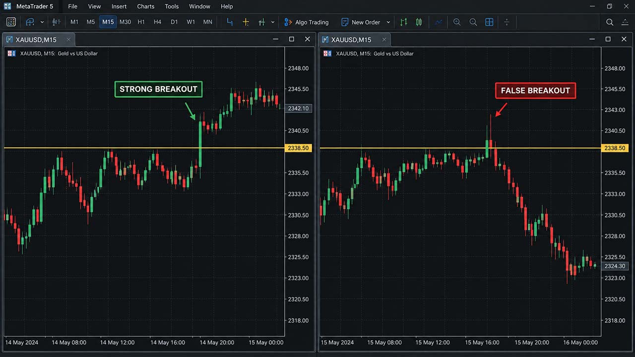 How to Confirm an XAU/USD Breakout