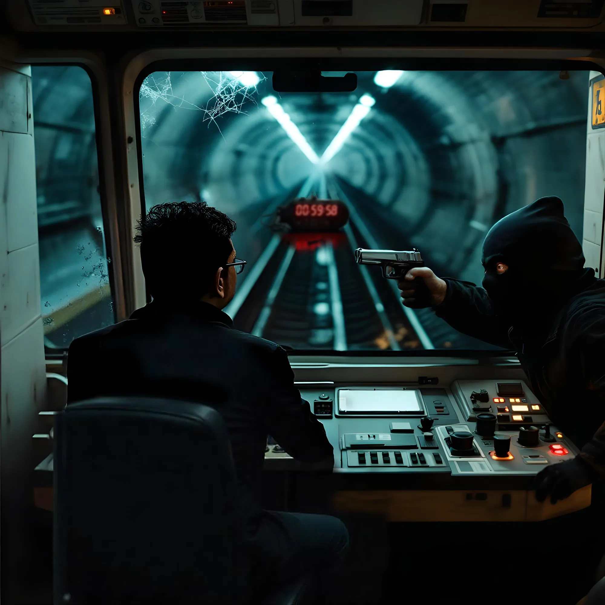 Hijacked NCR Metro – Bomb Diffusal escape room poster by The Hidden Hour, Noida’s best mystery room experience