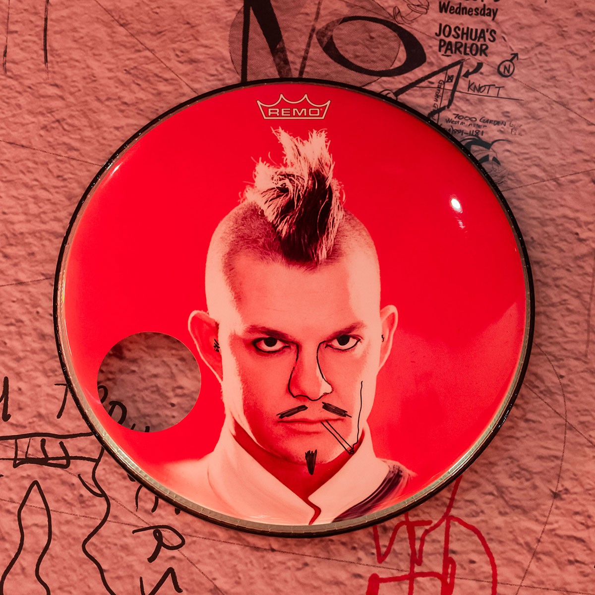 Portrait drum head