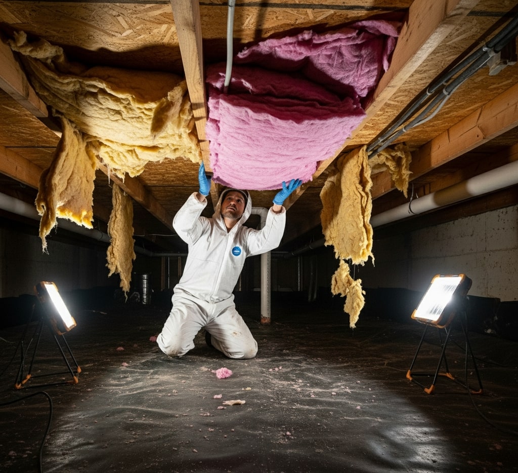 Insulation replacement for energy efficiency — Carlton