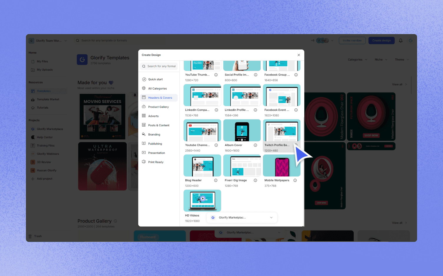 create twitch profile banner