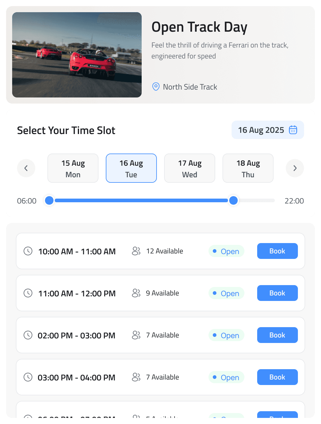 An image of Freelio's budget ui