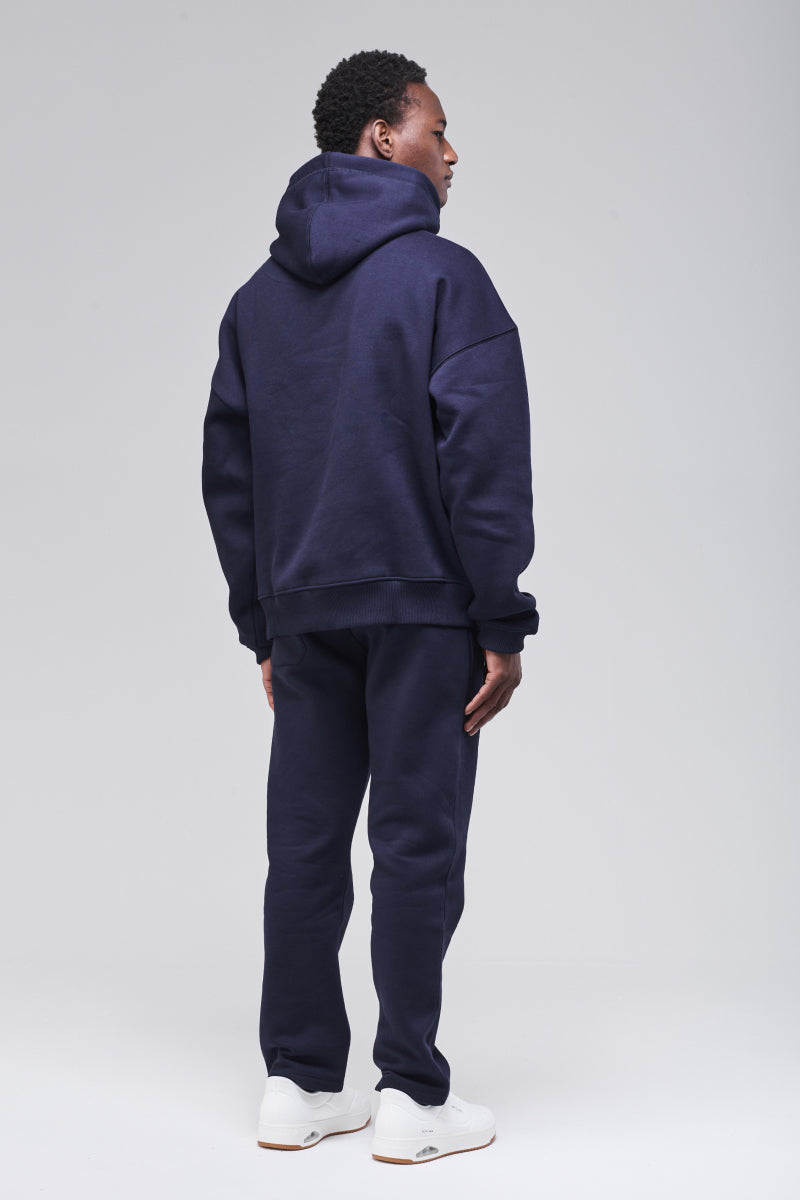 Sunday Superior Mercer Hoodie. Back view, boxy fit, Oeko-Tex 100 fabric.