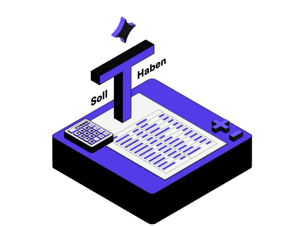 3D-Illustration zur intelligenten Buchhaltung – Automatisierung und digitale Finanzverwaltung.