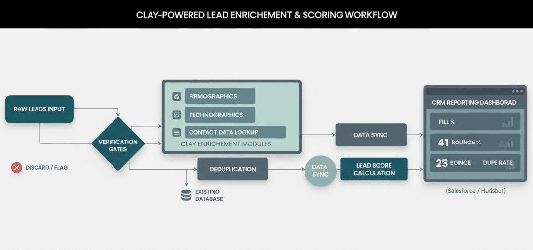 Clay Lead Enrichment Workflow: 90 to 95% Fill in 7 Days