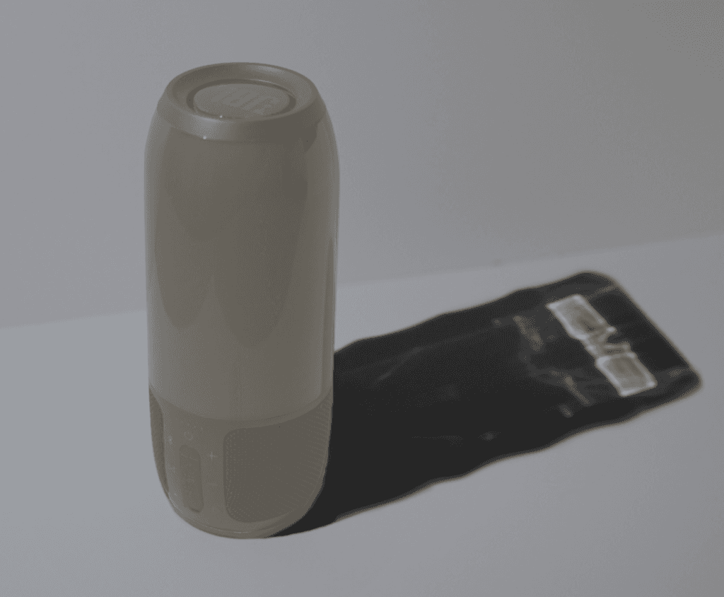jbl sound box in 3D with shadow