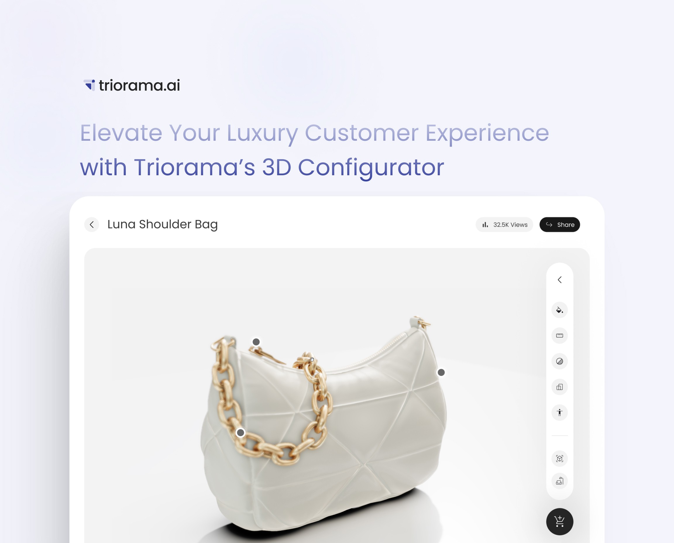 introducing triorama 3d configurator