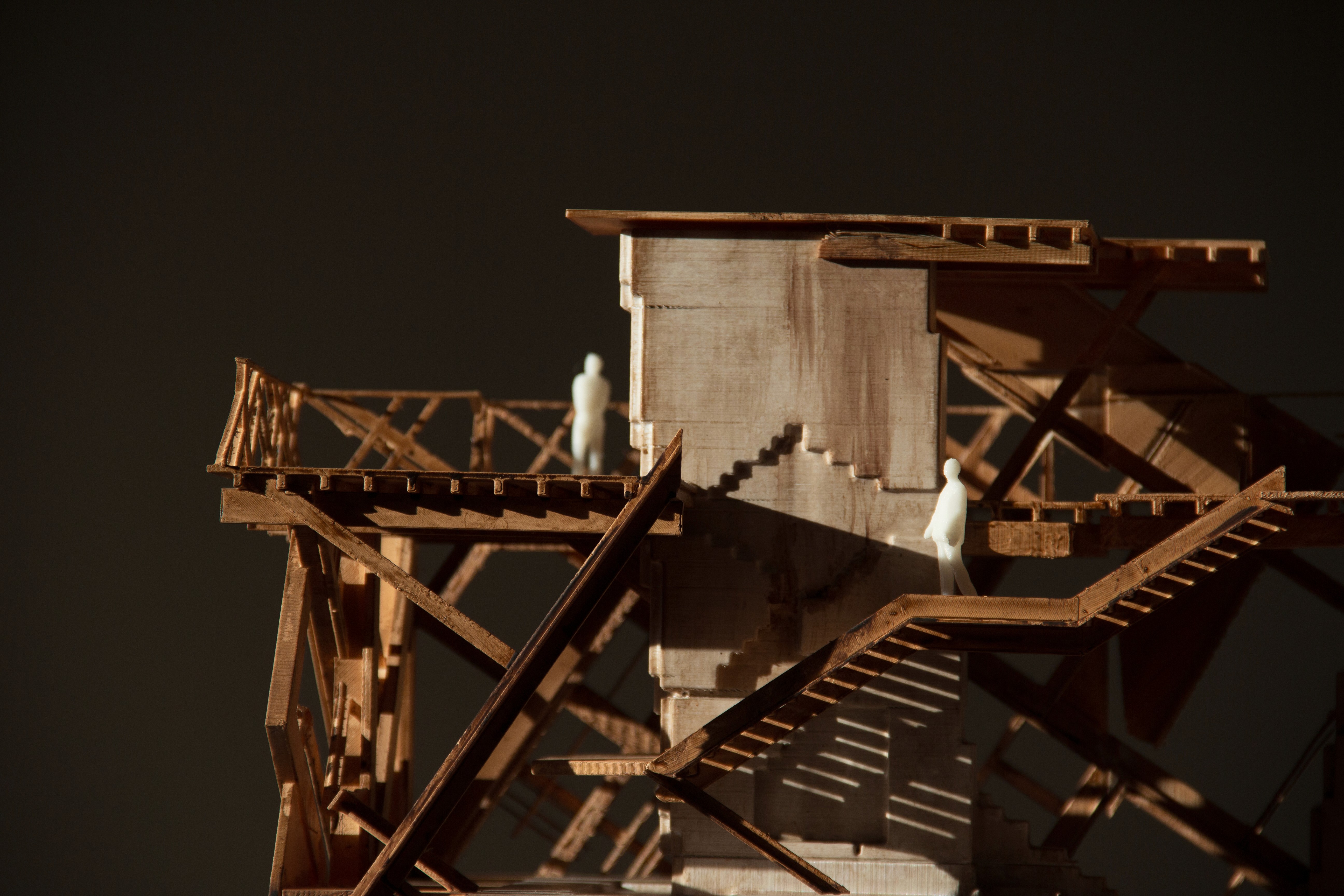 Desk with puzzles and colorful wall art
