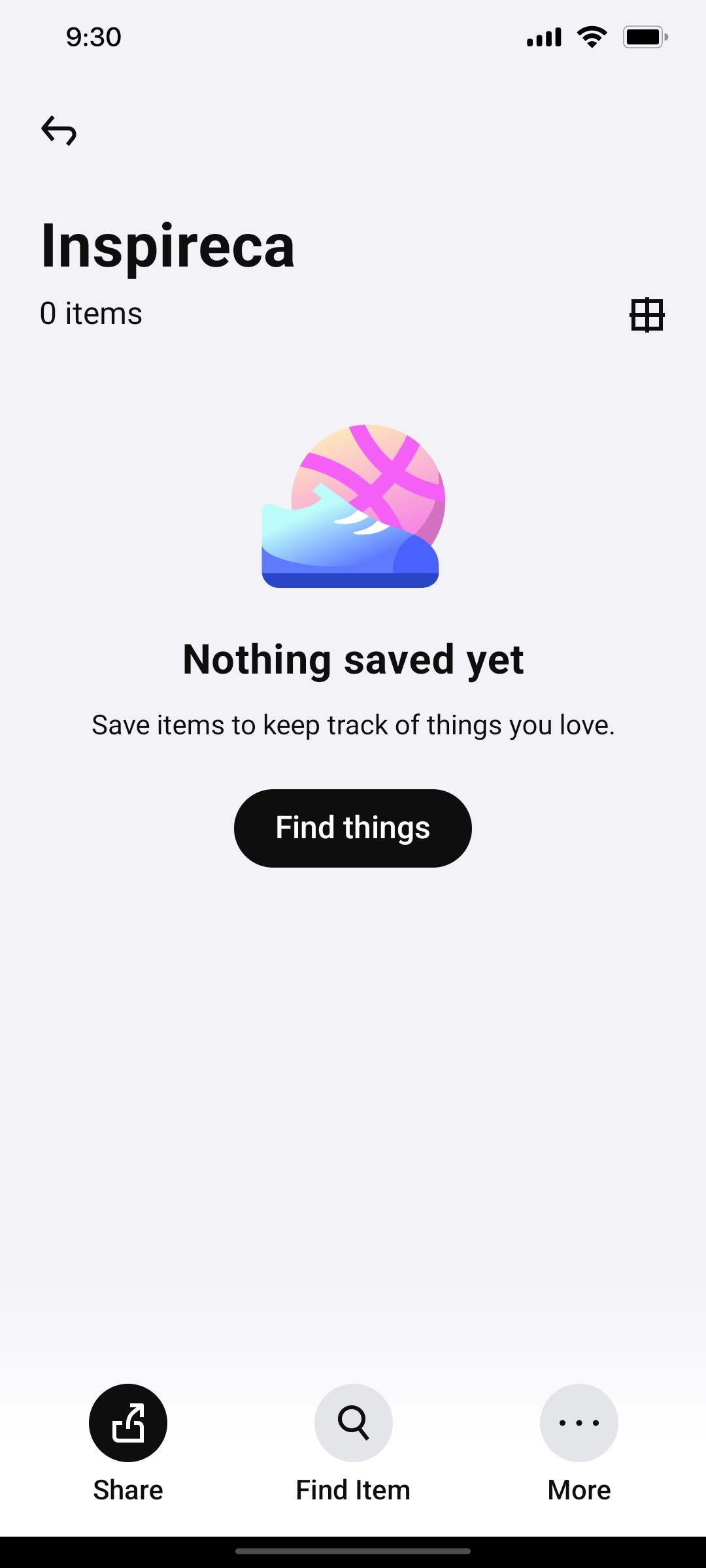 Klarna Share Page Screen