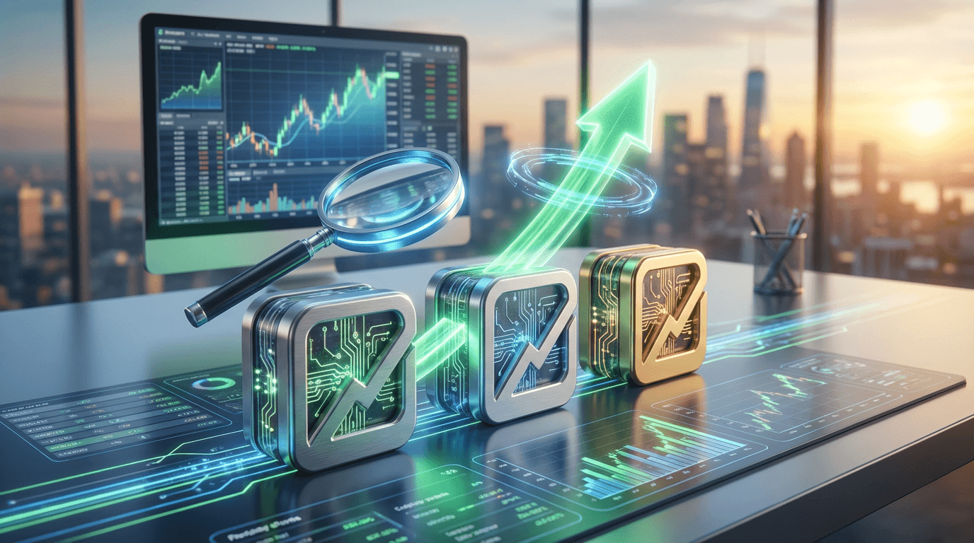 Prop firm comparison for fast track challenges featuring digital growth charts, financial data analysis, and trading metrics on a high-tech office desk.