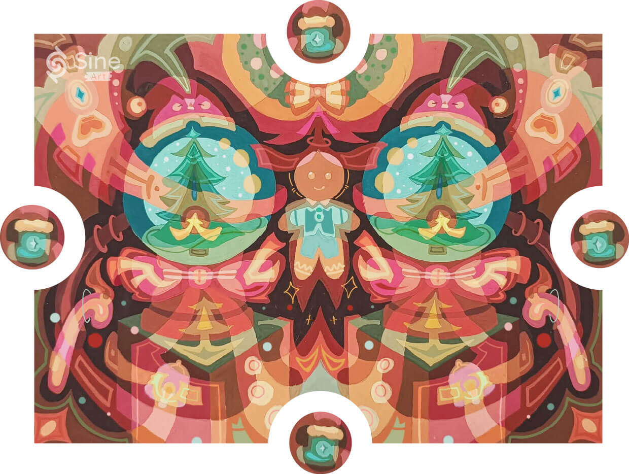 Bài trang trí màu Noel