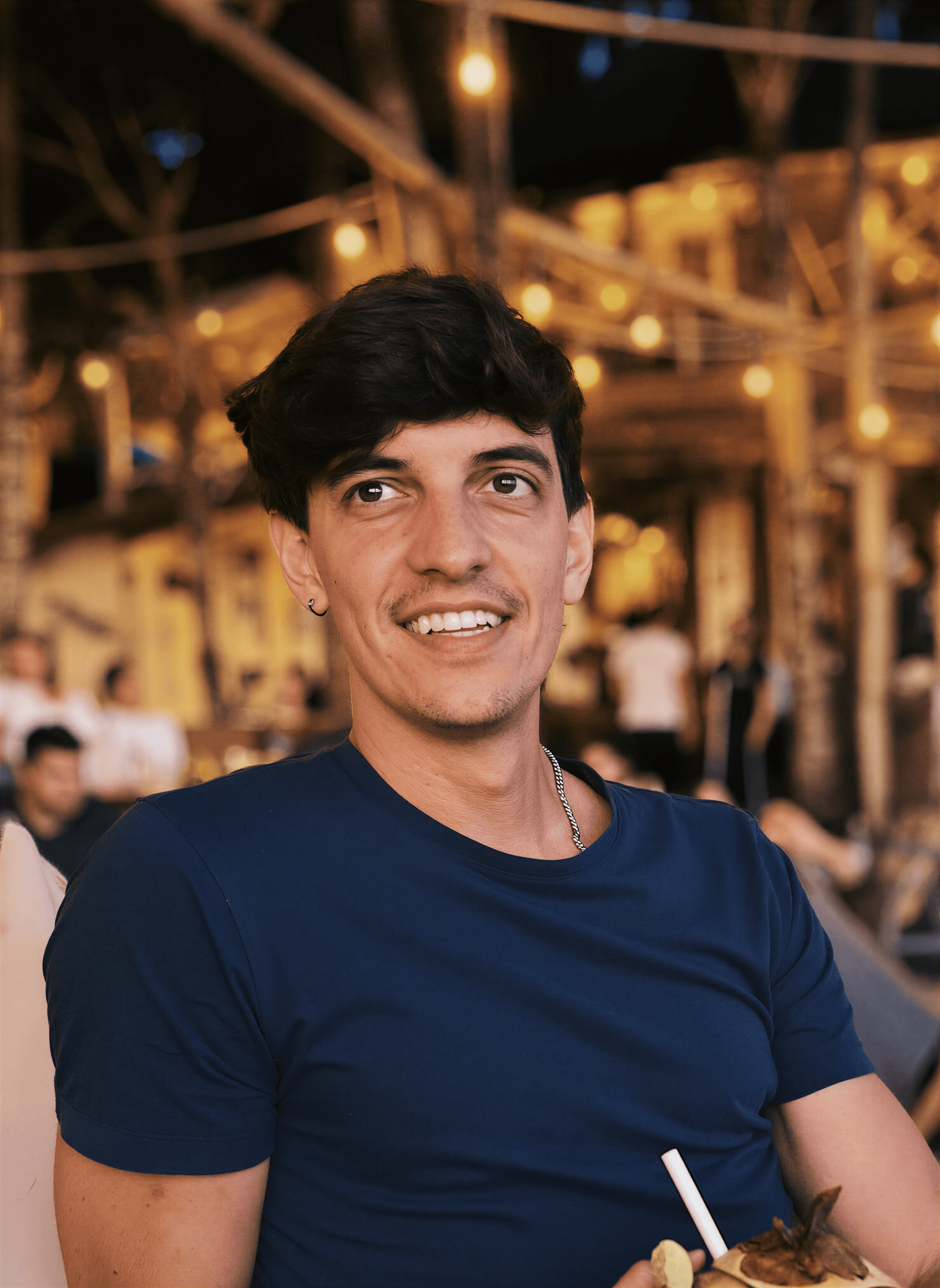 Man Using Tab