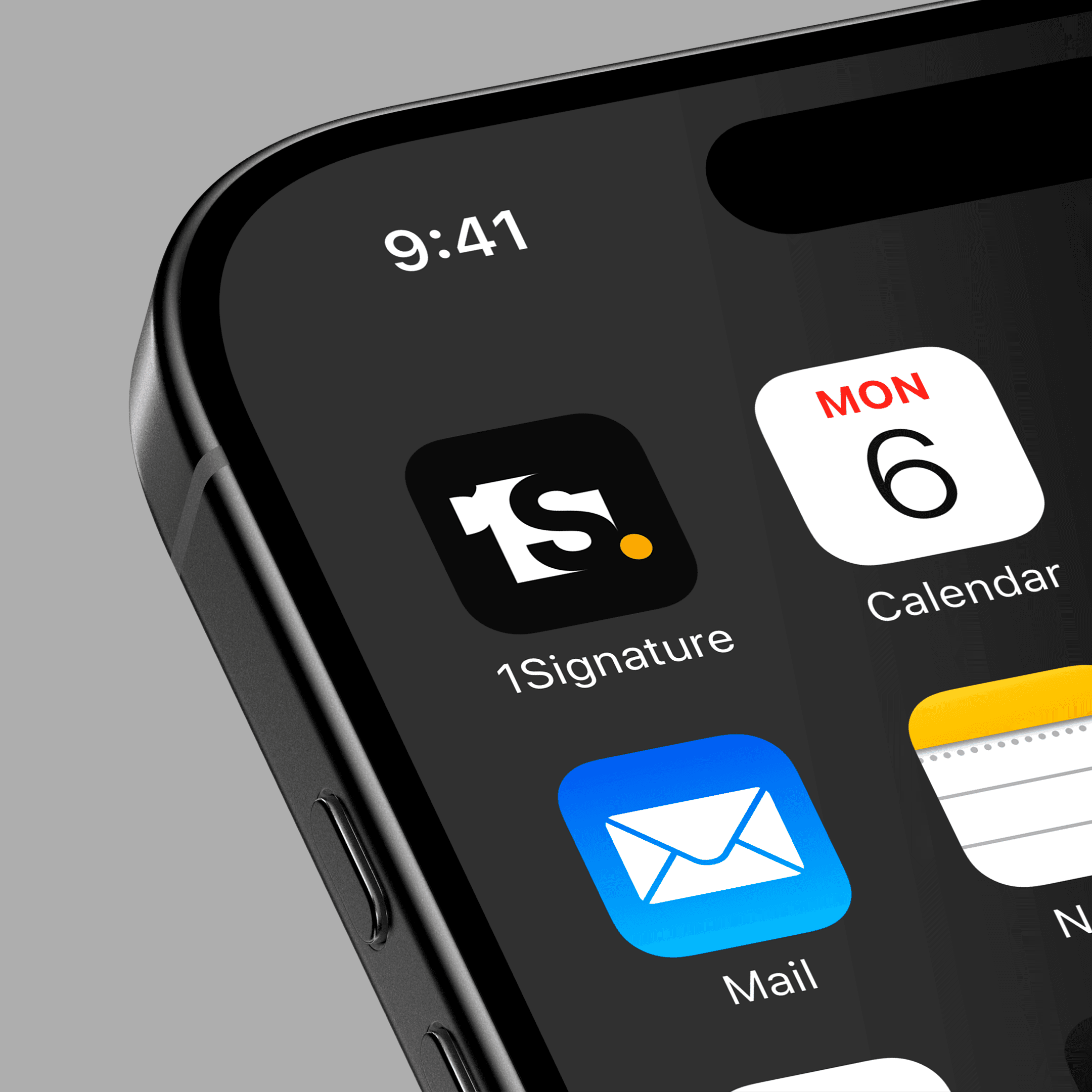 1Signature iOS app.