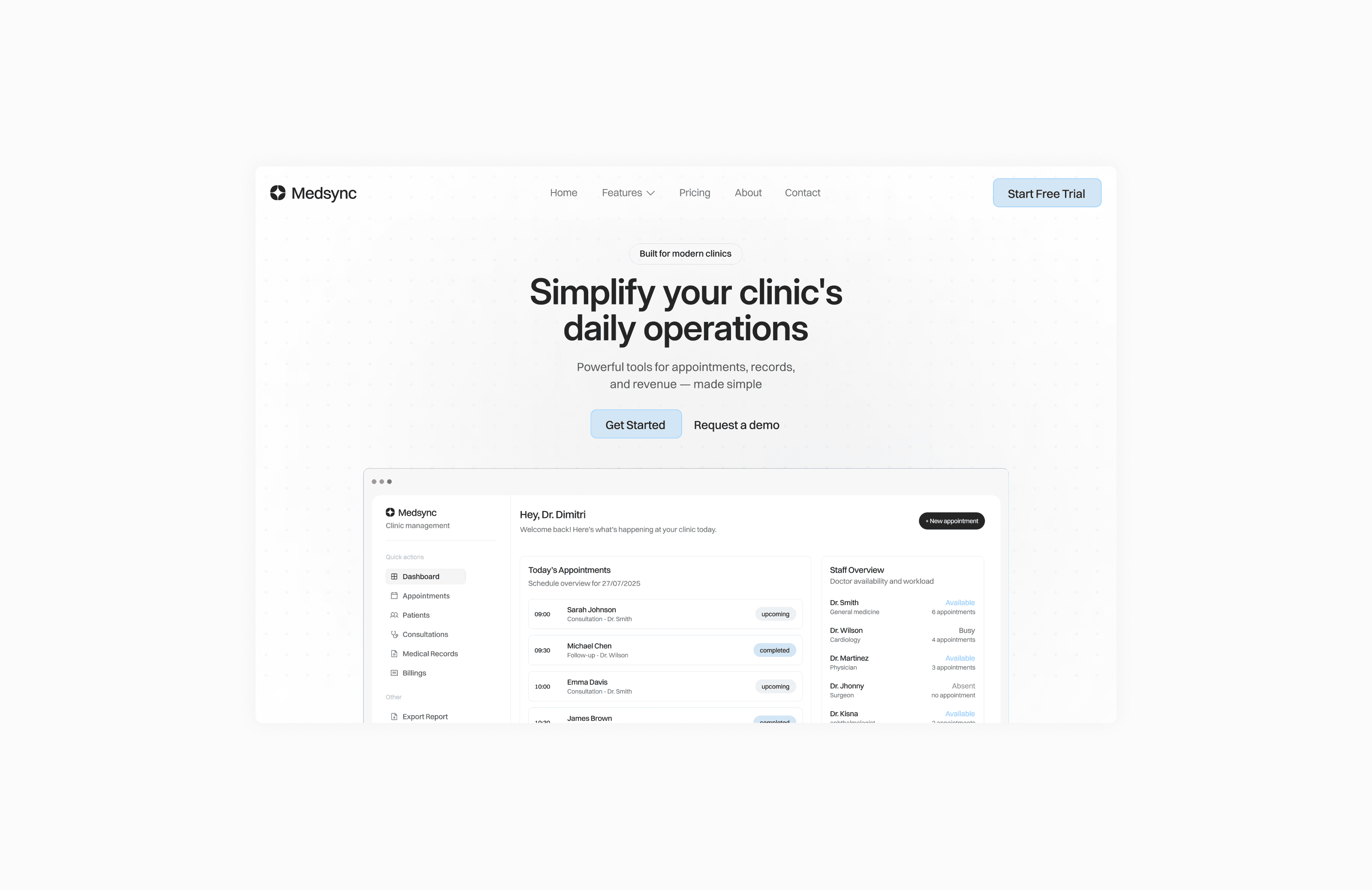 image of a landing page screenshot