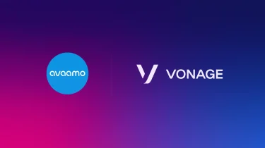 Avaamo and Vonage logos