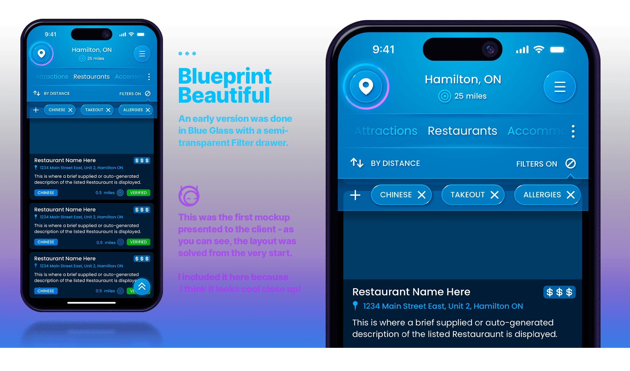 Here I Am AI iPhone App UX UI Product Design Branding