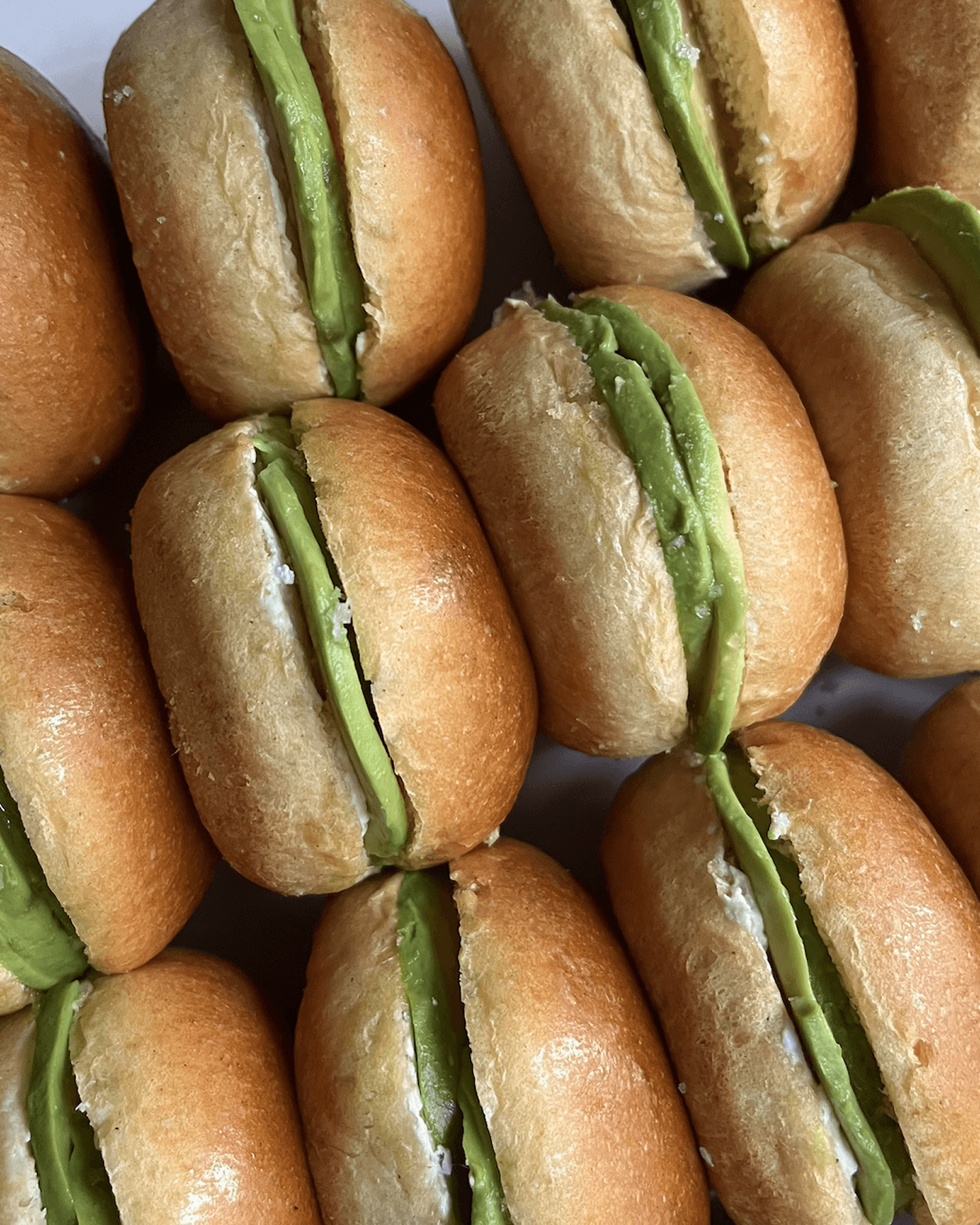 catering paris, mini bun, shooting, craft, mini bun avocado 