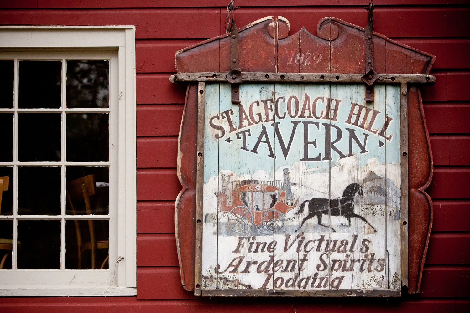 The Stagecoach Tavern sign
