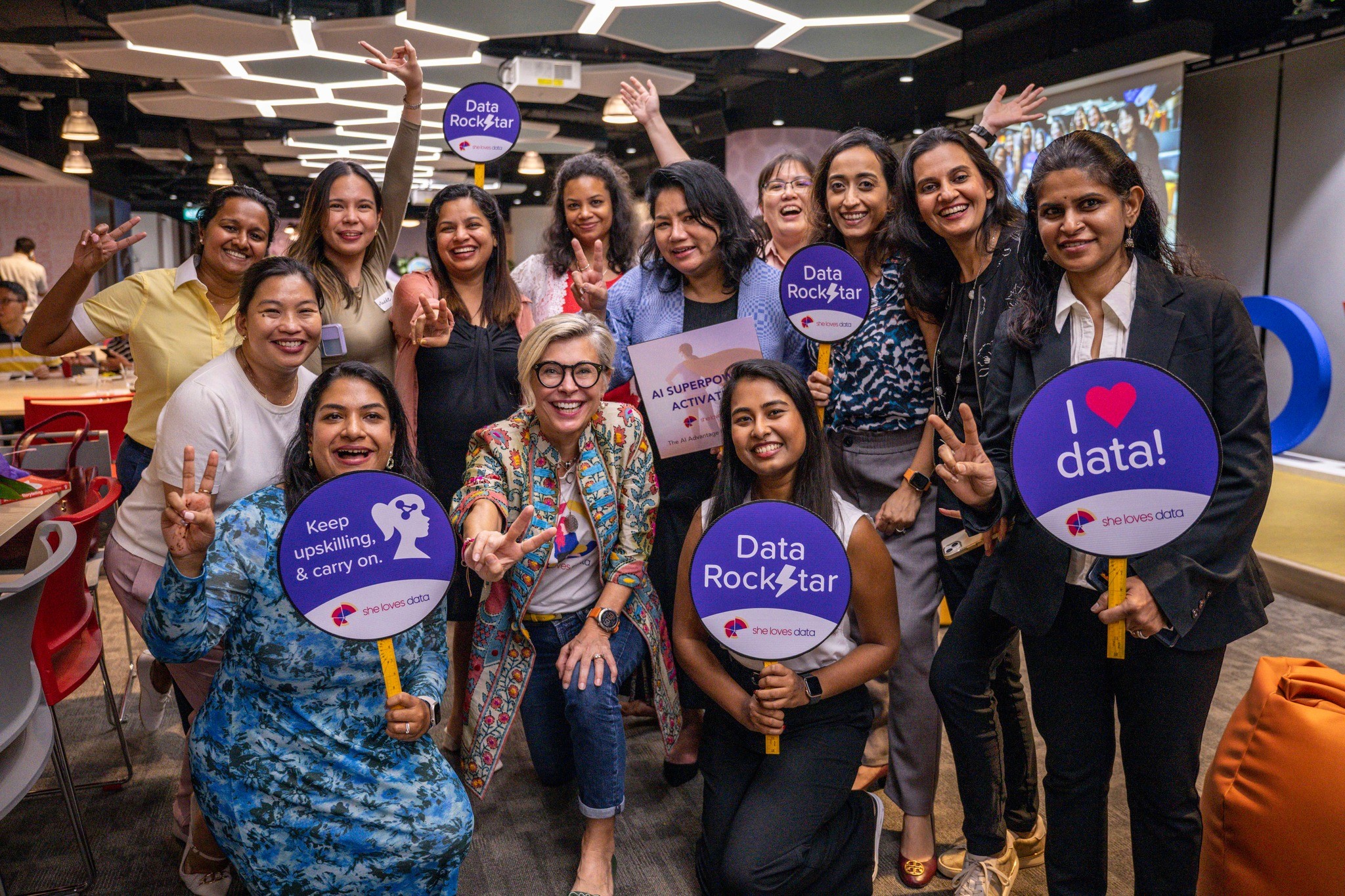 A man organizes various donations