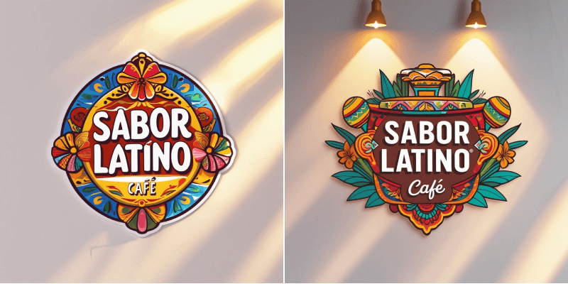 Leronardo.ai  - Test Generación Logo "Sabor Latino"