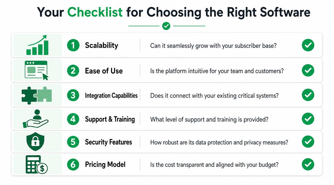 A checklist for choosing the right software for ISP billing and bandwidth management systems.