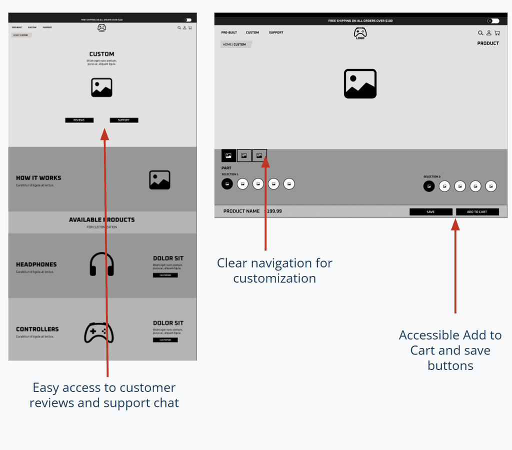 Custom Features