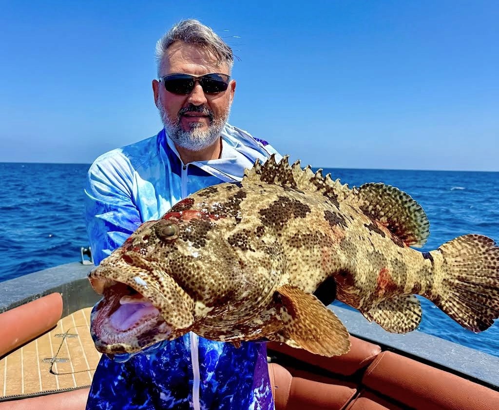 Grouper fishing in Maldives