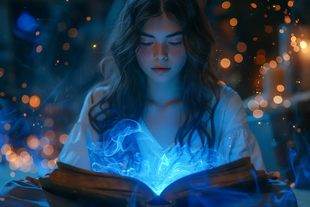 Girl Learning Magic