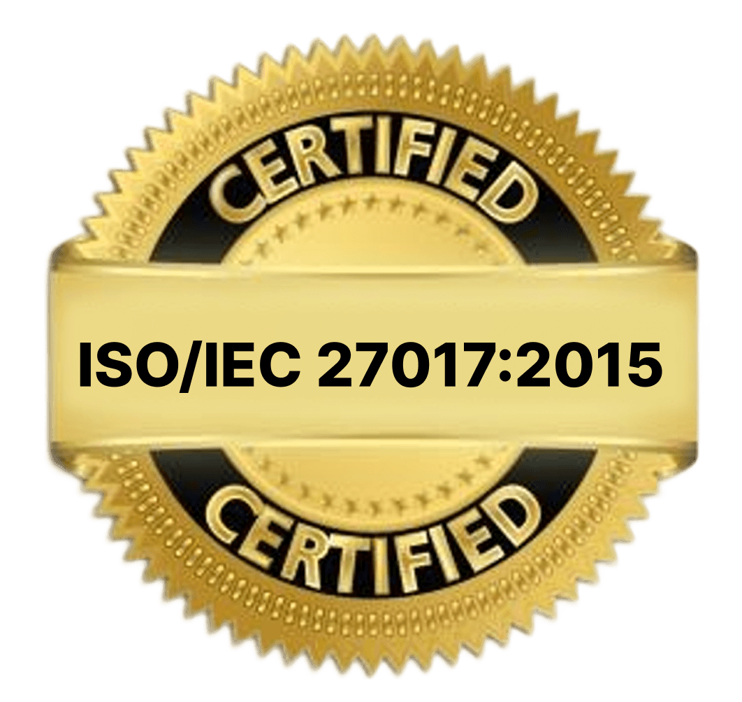 Certified ISO/IEC 27017:2015