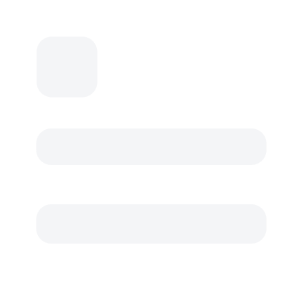 A white square centered on a solid black background.