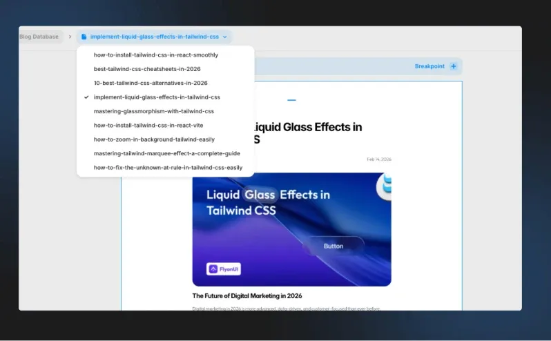 generates its own detail page