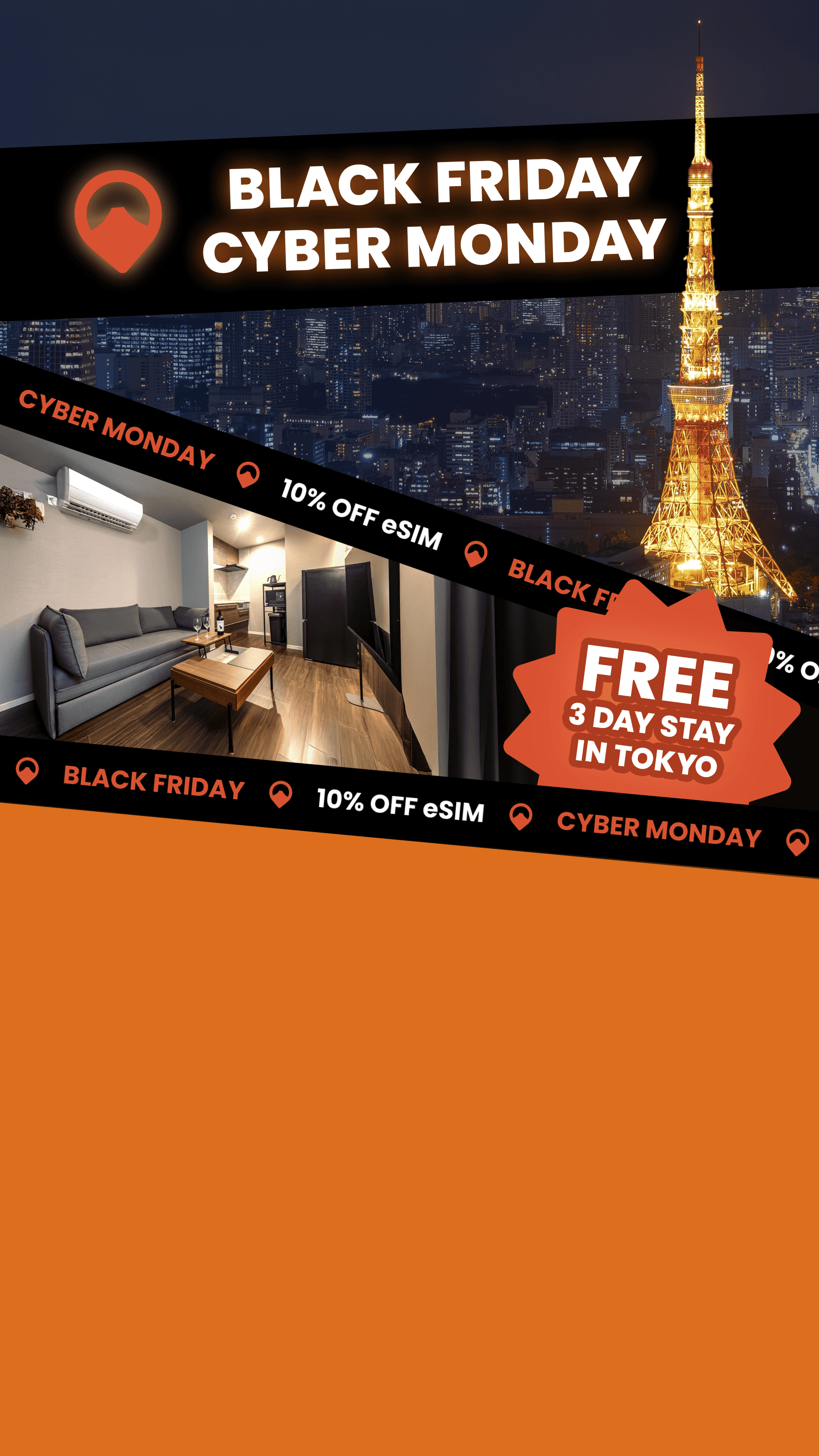 Black Friday Cyber Monday Promotion Banner