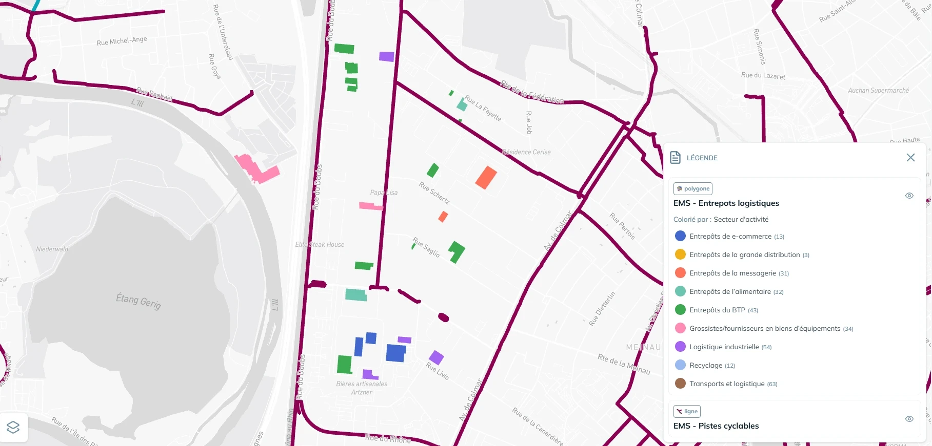 visualisation repart modal