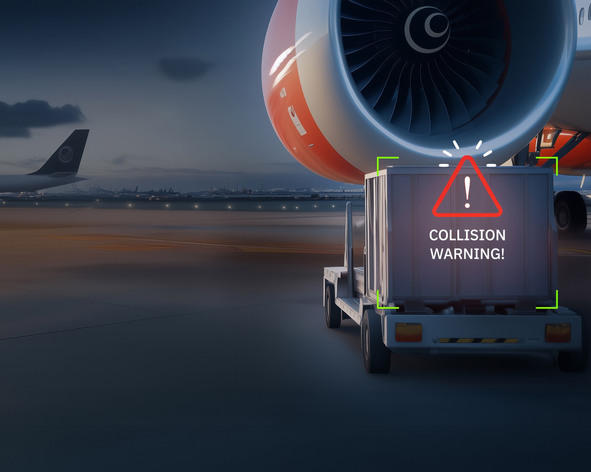 Object detection on tarmac