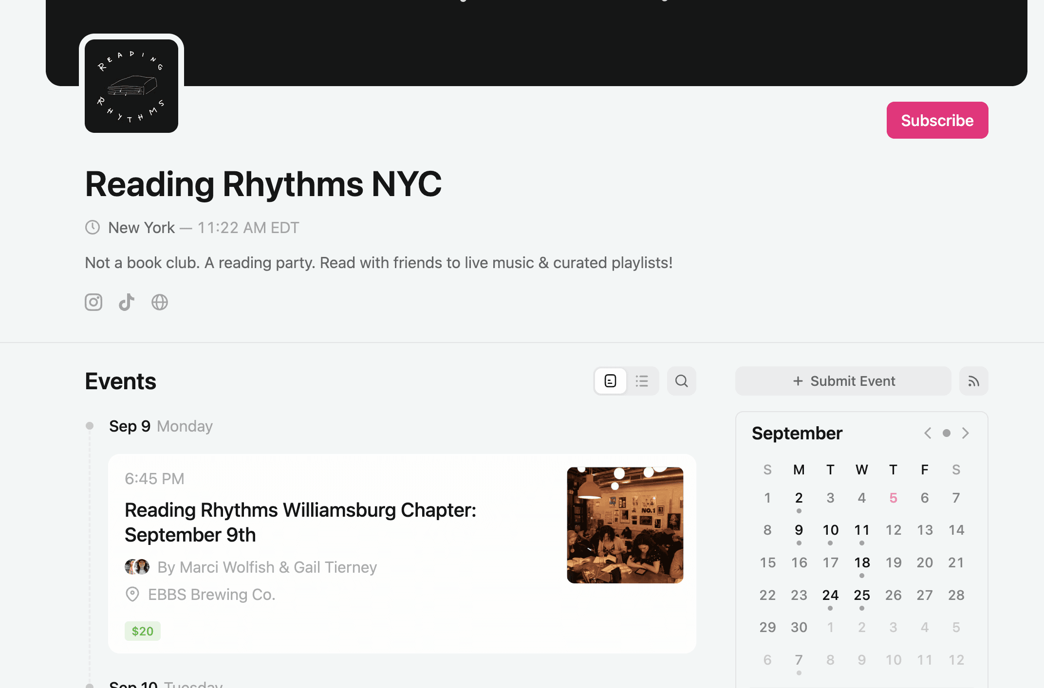 Reading Rhythms on Luma