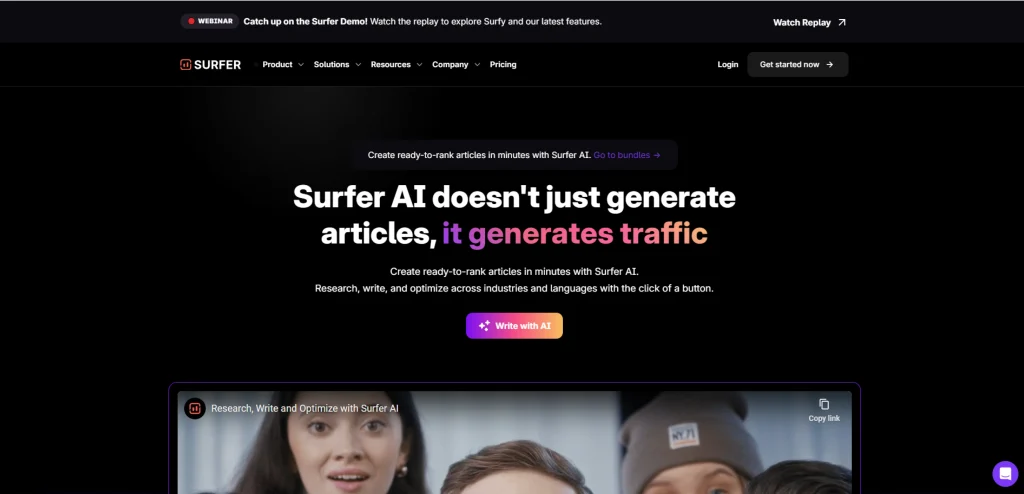 Surfer AI
