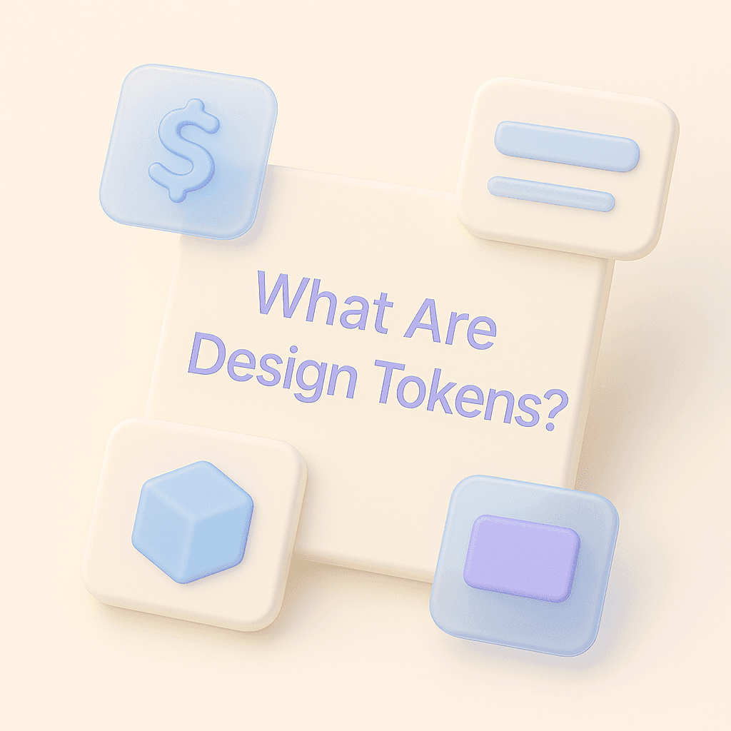 ui elemets representing design tokens