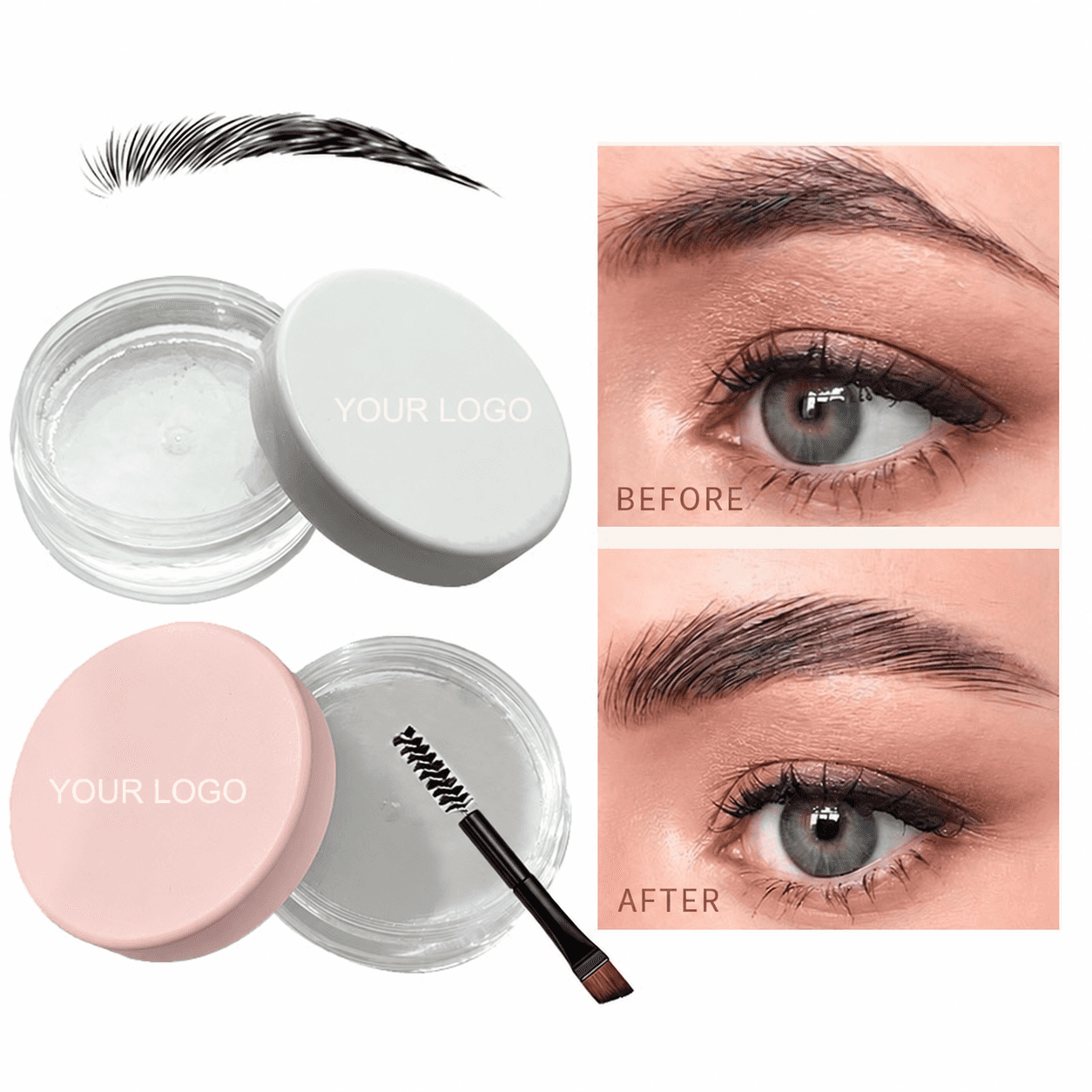 Clear 3D Brows Eyebrow Wax Gel — product