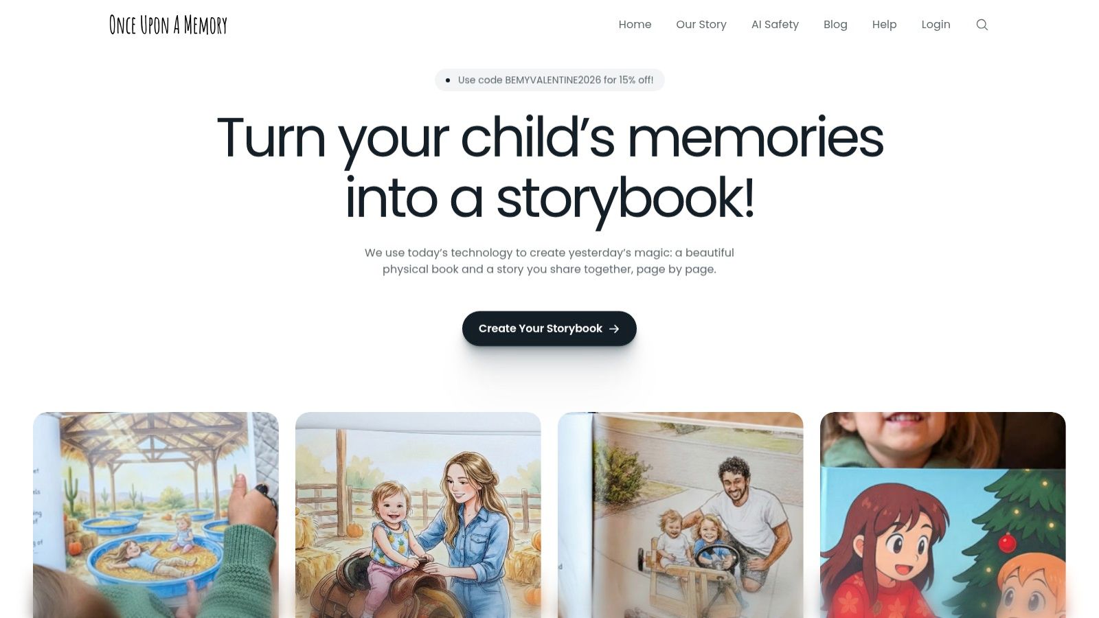 A personalized sibling storybook from Once Upon A Memory Books showing two brothers playing together.