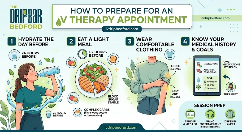 How to Prepare for an IV Therapy Appointment